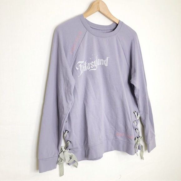 Disney parks, lavender fantasyland sweatshirt - Picture 7 of 10